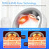 Electric Pulse Neck Massager with Heat for Pain Relief, 10 Modes, 15 Intensities, Cordless Intelligent Massager for