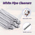 INTOMYTH 6 Inch (200 Count, White Soft Bristle Pipe Cleaners, Pipe Cleaners Bulk, Ideal for Cleaning Glass Plastic
