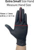 Infi-Touch (100 Lite & Tough Black Nitrile Glove, Lite Duty, Powder Free Gloves)