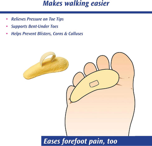 Pedifix Hammer Toe Cushion, Small, Left