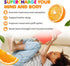 DR. MORITZ Sugar-Free Calm Magnesium Gummies for Kids and Adults, 60 Count, Orange Flavor