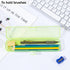 Toothbrush Case, 2 Packs, Transparent Green Travel Case, Portable Toothbrush Holder for Traveling