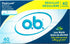 o.b. Pro Comfort Applicator Free Digital Tampons - Regular Absorbency, 40 Count