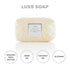 Zents Triple-Milled Luxe Bar Soap (Sun Fragrance) | 5.7 oz Moisturizing Soap with Organic Shea Butter