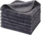KinHwa Soft Washcloths, Quick Drying Reusable Makeup Remover Cloths, Microfiber Facial Cloths, 6 Pack