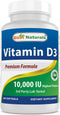Best Naturals Vitamin D3 10,000 IU Softgel - 240 Count