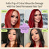 INH Semi Permanent Hair Color - Ruby Red Hair Dye, 6oz Color Depositing Conditioner, Vegan & Ammonia Free