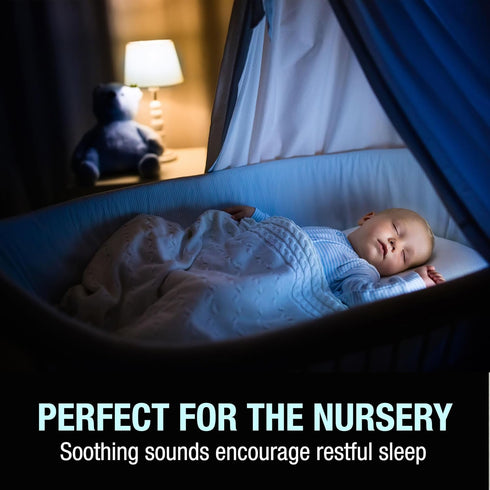 Habitat White Noise Machine with Multi-Color Night Light, 25 Relaxation Sounds, Bluetooth, 4 Timer Options, 15 Volume