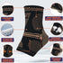 Copper Ankle Brace for Men & Women - (1 Pair) Compression Sleeve for Plantar Fasciitis, Ankle Pain, Swelling