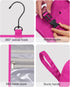 Relavel Hanging Travel Toiletry Bag for Women, Large Capacity Waterproof Organizer for Makeup and Accessories (Hot Pink)