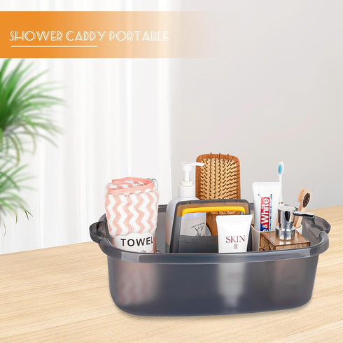JiatuA Large Cleaning Supplies Caddy - Portable Shower Caddy Basket Organizer with Handle for Storage