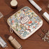 OULIGET Sanitary Napkin Storage Bags,Portable Menstrual Cup Nursing Pad Tampon Storage Pouch,Leather Oil Painting