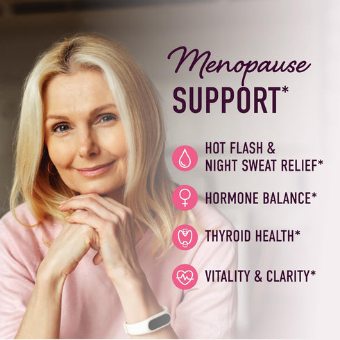 Gummies D3, 60 Count Menopause Support | Hormone Balance Relief for Hot Flashes, Night Sweats, Mood Swings, & Bloating