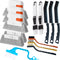 Window Track Cleaner Tools Set - 14 Pcs Window Groove Cleaning Brush