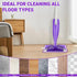 Sealuncle 10"- 12" Washable,2-Pack Microfiber Mop Pads for Swiffer Wet Jet Mops, Wet Pads Refills Fit Spray