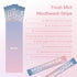 OUSTANE Packets 30 Count, 15ml Travel Size Mouthwash Fluoride-Free, Alcohol-Free, Non-Burning, Gentle Portable Singles