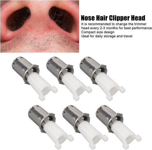 Nose Trimmer Replacement Blades, 10pcs Universal Replacement Heads for Nose Hair Trimmer Clipper