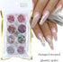 Holographic Nail Glitter Flakes - Mermaid Powder Nail Art Decorations and 3D Sequins for DIY Manicure