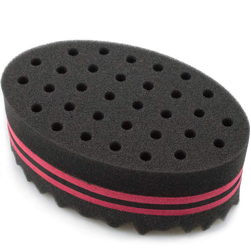 Small Holes Hair Sponge for Twists and Dreads, Barber Afro Wave Nappy Sponge Brush for Curls, 1 Pcs Twist