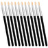 12 Pcs Long Eyeshadow Applicators Sponge Brush Sets, Reusable Professional Makeup Brushes Set for Women