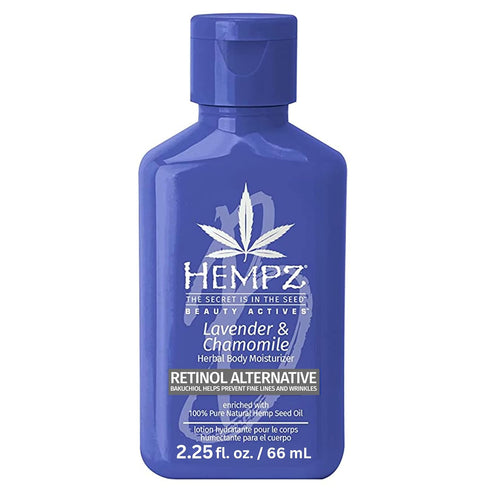 Hempz Mini Daily Moisturizing Cream, Lavender & Chamomile, 2.25 Fl Oz, Shea Butter, Aloe