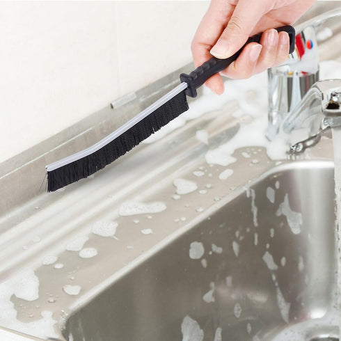 smcca 7Pcs Hard Bristle Crevice Cleaning Brush - Grout Cleaner Brush, Gap Cleaning Tools, Effective Tile Cleaning Brush