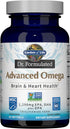 Garden of Life Dr. Formulated Advanced Omega Fish Oil - Lemon, 1,290mg EPA, DHA + DPA in Triglyceride Form, Single