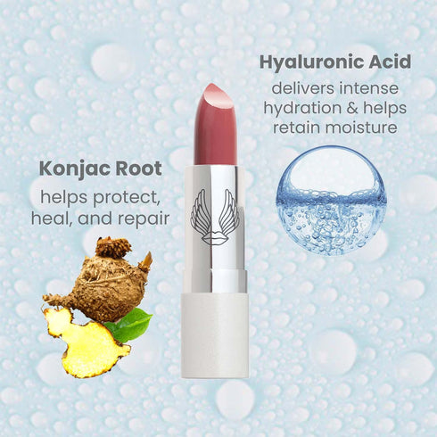 True + Luscious Super Moisture Lipstick – Clean, Vegan and Cruelty Free – Lasting Hydration for Dry Lips, Uptown Red