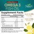 Triple Strength Omega 3 Fish Oil 2400 mg Supplement, Nature's Omega-3 Supplements, Brain & Heart Health Support - EPA & DHA, Fish Oil in Each Softgel, Fatty Acids Fish Oil Supplement - 180 Softgels