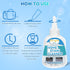 Home Remover Gel, 8 Fl Oz Washing Machine Cleaner for Household Use, Mold Cleaner for Tiles, Grout, Sinks, Kitchen