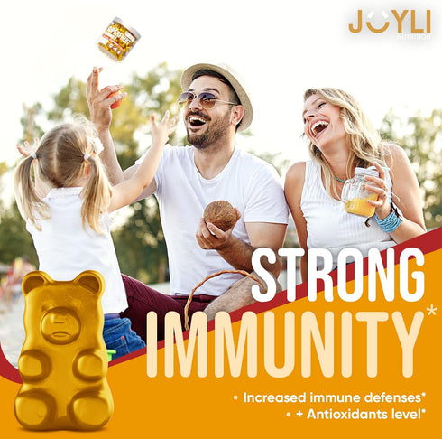 Joyli Superfruit Gummies - Sugar-Free Fruit Multivitamin Gummies - Supports Immunity, Digestion & Energy
