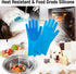 Ultimate Silicone Magic Gloves for Dishwashing, Kitchen, Pet, and Car - Heat & Cold Resistant, Reusable