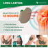 Knee Relief Heat Patches 36 Count - Natural Herbal Plaster for Long Lasting Muscle & Joint Relief