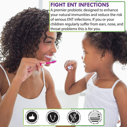 K12 4 30 Oral Probiotic Supplement with BLIS Billion CFU - Now Dairy Free - Doctor Formulated Day Supply Bottle for Bad