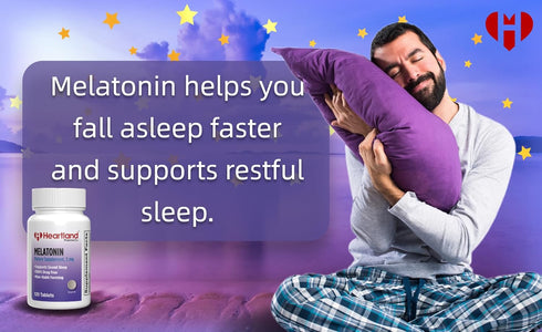 Melatonin 5mg Dietary Supplement Tablet, 120 Count, Drug Free Sleep Aid for Adults, Non-Habit Forming