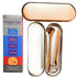 Metal Tongue Scrapers, 3 Piece Set 304 Stainless Steel with Storage Case