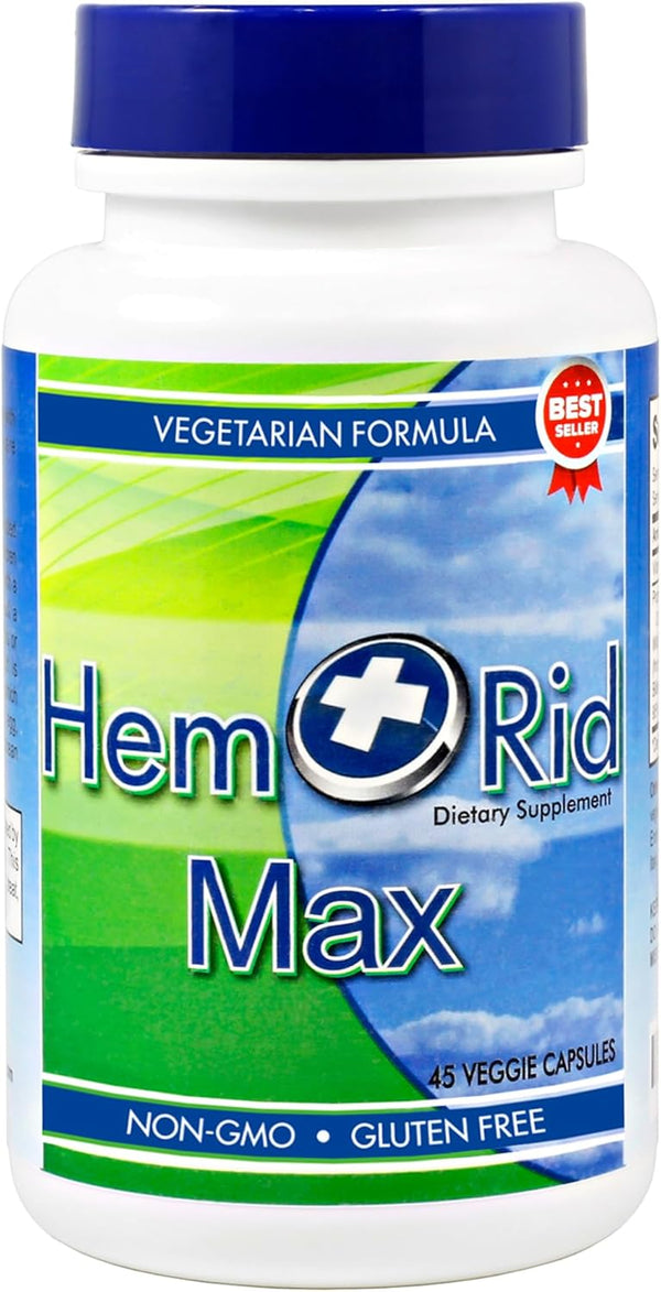 HemRid Max - Fast Hemorrhoid Relief, Get The Hemorrhoid Pills That Actually Work