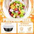 Gejoy Plastic Bowls 23 oz Disposable Snack Bowls Plastic Salad Bowls Serving Bowls Dessert Bowls for Graduation Wedding Birthday Picnics Holiday Parties Supplies(Black, 50 Pcs) by Gejoy