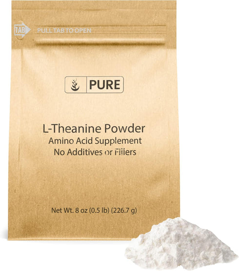 Pure Original Ingredients L-Theanine (8 oz) Amino Acid Supplement, No Additives or Fillers