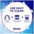Efferdent Retainer Cleaning Tablets, Denture Cleanser for Dental Appliances, 126 Tablets