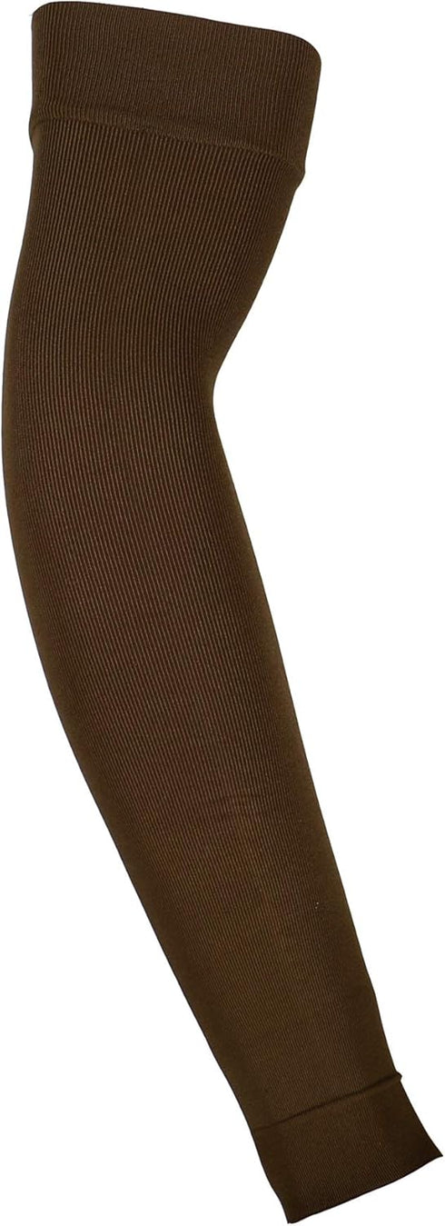 Truform Lymphedema Compression Arm Sleeve – 20-30 mmHg Post Mastectomy Support, Brown, Small