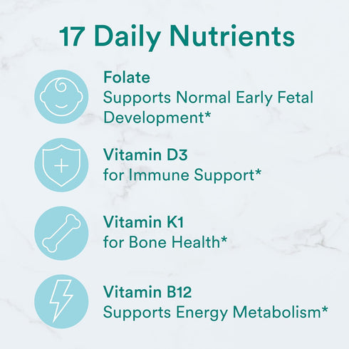 SmartyPants Prenatal Vitamins for Women, Multivitamin Gummies: Pre and Postnatal Vitamins, 60 Count