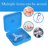 ARGOMAX Retainer Case - 4 Piece Aligner and Braces Box in Blue