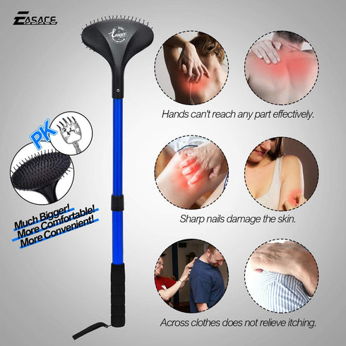 EASACE Telescopic Back Scratcher - 21.5 Inch Adjustable Backscratchers for Women, Men, Pregnant