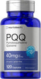 Horbaach PQQ Supplement 40 mg | 120 Capsules | Maximum Strength, Non-GMO & Gluten Free