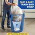 Plexon 56 43" 47" 16 Commercial Pack 150 Gallon Clear Trash Bags x High-Density Garbage Liners, Micron Heavy-Duty Clear