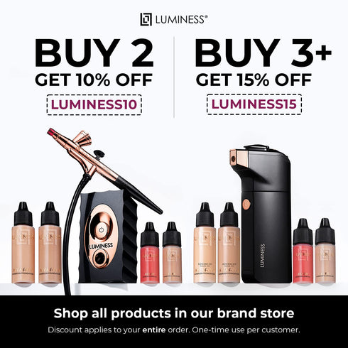 Luminess Setz Translucent Setting Powder 18 Pack, Natural Finish & Long-Lasting Wear, Mattifies Complexion