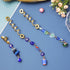Holibanna 3pcs Hair Braid Rings, Blue Evil Eye Hair Jewelry Dreadlock Long Gold Metal Spiral Coil Beads