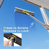 TidyTale 3 Window Squeegee for Home, Window Cleaner Tool with Extension Pole, Squeegee for Window Cleaning