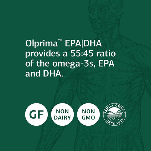 Standard Process Olprima EPA/DHA, Whole Food Brain Health and Heart Health Support, Omega 3 with Astaxanthin - 60